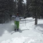 Dr. Davis is skiing at Winter Park, 2016